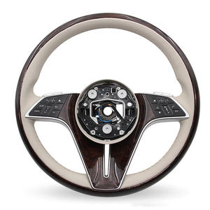 Volant en bois de luxe pour <span class=keywords><strong>Mercedes</strong></span> Benz W205 C300 E350 A220 <span class=keywords><strong>CLA</strong></span> <span class=keywords><strong>250</strong></span> E63 W206 S560 - Product Image 3