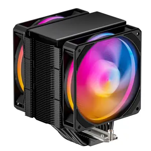 UpHere vendita calda 120MM Computer RGB ventola di raffreddamento 6 dissipatore LGA2011 1700 AM5 AM4