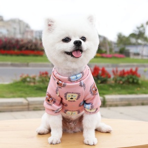 Nouveaux gilets à capuche pour chiens de dessin animé, vêtements pour animaux de compagnie pour petits chiens, chemise en coton, <span class=keywords><strong>manteau</strong></span> pour chiot, vêtements pour animaux de compagnie, pull, pyjama pour animaux de compagnie - Product Image 4