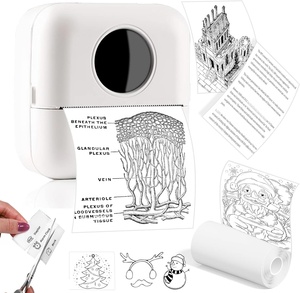 Mini-Drucker tragbarer Taschen-Thermodrucker Papier kabelloser intelligenter Drucker für Foto-Bild Büroreceipt-Etikett - Product Image 1