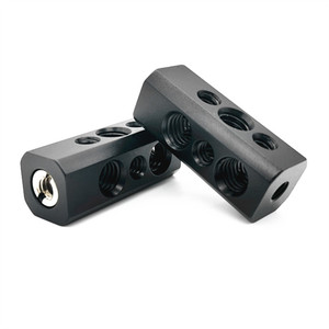 Adaptateur multi-trous en aluminium, montage à vis 1/4-20, support de caméra à dégagement rapide pour flash, micro, moniteur, accessoire de trépied - Product Image 4