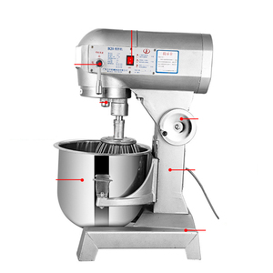 Amasadora Comercial Industrial de 6 Kg, Mezcladora de Masa, Batidora, Mezcladora de Harina AS-EZ-093, Gran Capacidad, Tazón de Mezcla de 30L - Product Image 6