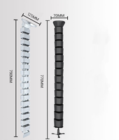 Gestion de câble de serpent de colonne vertébrale de câble de fil de Offre Spéciale pour le bureau de bureau/rotation de câble pour le bureau réglable en hauteur