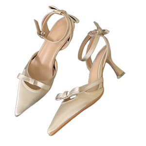 Sandalias de Punta Puntiaguda para Mujer, Zapatos Elegantes de Tacón Medio, Moda Sexy, Primavera 2024, Nuevas, de Diseñador, para Fiesta, Caminar, Zapatos Mujer - Product Image 6