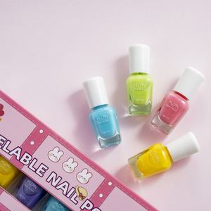 Esmalte de <span class=keywords><strong>Uñas</strong></span> KUDAN para Niños, 6 Piezas, Esmalte de <span class=keywords><strong>Uñas</strong></span> Soluble en Agua, Ecológico, Seguro para la <span class=keywords><strong>Piel</strong></span>, Desprendible, de Secado Rápido, Vibrante y Bonito - Product Image 2
