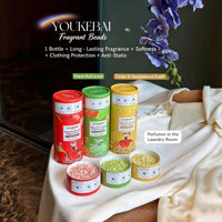 YOUKEBAI Butiran Pewangi Ramah Lingkungan 220g Kemasan Mini - Pewangi Tahan Lama Pelembut Pakaian Pendamping Cucian