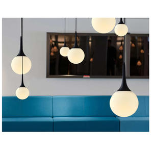 レストラングレードの小型LEDシャンデリアペンダント照明真ちゅうE27ベース、スイッチコントロール付きレストランアプリケーション220V電圧 - Product Image 1