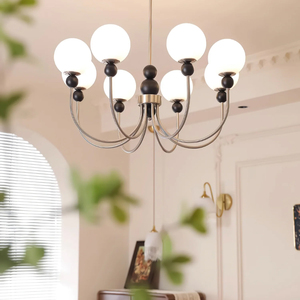 Lámpara de Araña Moderna Industrial para Comedor, Vestíbulo, Restaurante, Hotel, de Latón, Aluminio y Vidrio, LED, Alta Calidad, Nuevo Diseño, Fuze - Product Image 5