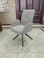 Fauteuil Mesteeline de café personnalisé en gros chaise de restaurant meubles de salle à manger modernes chaises de salle à manger en tissu de velours