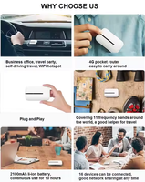 Routeurs WiFi mobiles portables 4G LTE MBB, modems, internet sans fil, données illimitées, 150 Mbps, double bande, 4ROU660