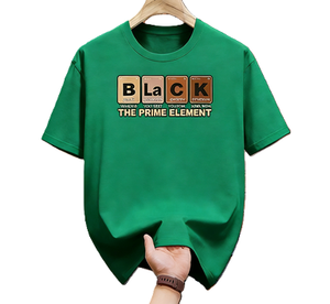 <span class=keywords><strong>Camiseta</strong></span> negra con la tabla periódica de los elementos, <span class=keywords><strong>camiseta</strong></span> gráfica con la orgullo de la melanina, color blanco - Product Image 6