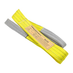 1 - 8 톤 컬러 코드 섬유 테이프 스트랩 리프팅 슬링 벨트 - Product Image 1