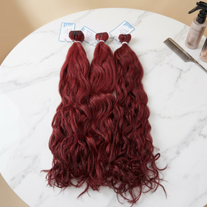 สินค้าใหม่ลดราคาสุดคุ้ม! ต่อผมแบบ Double Weft ลอนธรรมชาติ ผมแท้เวียดนาม 100% พรีออเดอร์ - Product Image 2