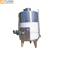 Cuve de stabilisation à froid Vinifier en acier inoxydable avec chemise de refroidissement et cuves de congélation de vin isolées avec agitateur