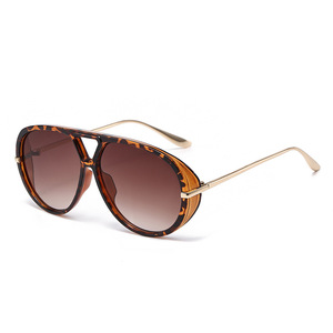 Gafas de Sol Unisex YHA YHA0685 de Aviador Vintage con Lentes Naranjas UV400, Montura Completa Transparente, las Más Vendidas de Fábrica - Product Image 5