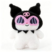 Faible MOQ Peluches Anime Kuromi Mignonnes et Kawaii de 8 pouces, Jouets pour machine à griffes pour magasin