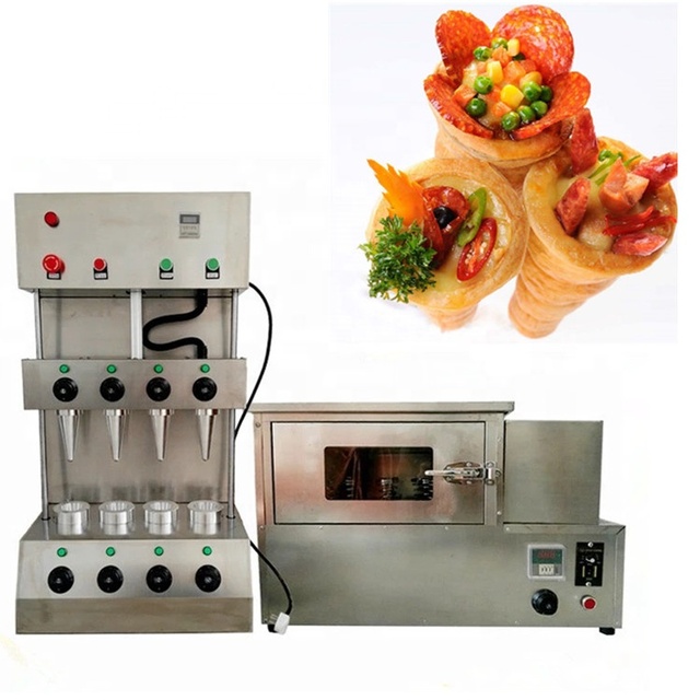 Convenient Ice Cream Waffle Cone Making Machine 220v Turkey Pizza Cone Machine Ice Cream Cone Pizza Making Machine