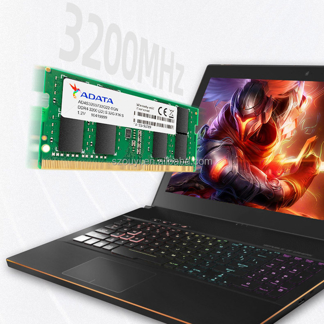 Factory Wholesale DDR4 Laptop Memory 4GB 8GB 16GB 32GB 2133 2400 2666 3200Mhz SODIMM PC4 19200 21300 25600 260PIN 1.2V ECC Stock