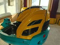 Kit complet de panneaux de carrosserie pour mini-pelle, comprenant les revêtements de cabine et les portes d'entretien, pièces de rechange de rechange en acier thermolaqué à visser 1