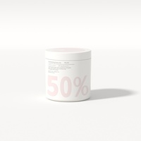 Envase de Crema de Plástico PET de Lujo de 300g 500g 1000g con Tapa para Crema Facial y Exfoliante Corporal