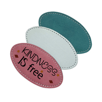 Porte-carte d'identité en cuir PU avec bijouterie à faire soi-même, Logo personnalisé personnalisé, joli Badge nom pour Sublimation