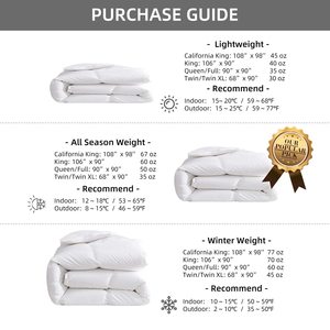 Chăn Lông Vịt Ngỗng Cao Cấp Chăn Lông Vịt 100% Cotton Mềm Mại Tất Cả Các Mùa - Product Image 5