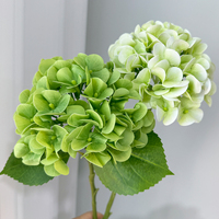 Bunga Hydrangea Buatan Tangan Berkualitas Tinggi dari Lateks Buatan, Sentuhan Alami, Modern, Ramah Lingkungan, untuk Pesta, Hotel, Pernikahan, dan Dekorasi Meja