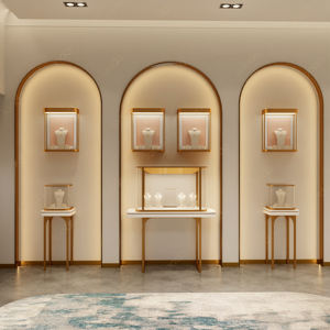 ויטרינת תצוגה יוקרתית לתכשיטים, לתלייה על קיר, לחנות תכשיטים, לעיצוב פנים של תצוגת תכשיטים - Product Image 5