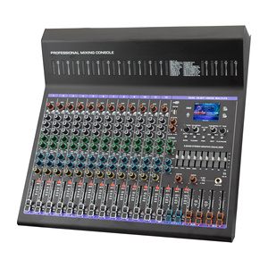 Consola de audio profesional NX de 8/12 canales con pantalla TFT de 2.8 pulgadas, mezclador con MP3, Bluetooth y procesador de efectos de 128 para presentaciones. - Product Image 5