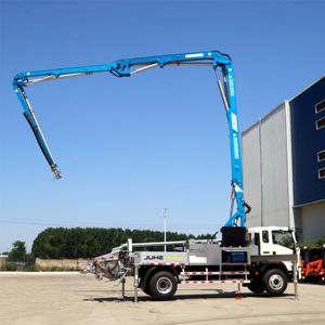 Pompe à béton miniature JIUHE 25m 30m, camion pompe à béton à flèche, camion pompe à béton à flèche avec un bon prix à vendre - Product Image 6