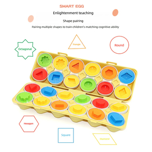 Giocattoli Educativi per la Prima Infanzia: Uova Intelligenti da Abbinare per Bambini di 3 Anni, Gioco di Riconoscimento delle Forme con Uova Artificiali Staccabili - Product Image 3