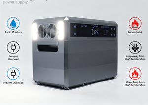 Estación de Energía Portátil de 2000W 2304Wh, Onda Sinusoidal Pura, Salida de CA de 220V, Generador Solar de Litio-Ferrofosfato, Energía de Emergencia para el Hogar 2 - Product Image 6