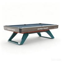 Table de billard de tournoi 9 pieds en ardoise, modèle Wolverine, avec cadre entièrement métallique, conception brevetée Superpower 2026, pour le jeu