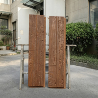 Revêtement mural en PU imperméable, imitation brique 3D, imitation bois vieilli, planches vintage 1160*300mm pour décoration de maison de thé, cave à vin rétro