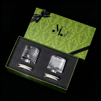 Boîte cadeau de luxe artisanale pour verres, emballage rigide pour gobelets, tasses à café, ensembles de vaisselle, boîte d'emballage pour cadeaux de mariage et d'anniversaire