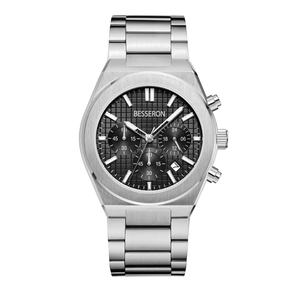 Relojes de Cuarzo de Lujo con Logotipo Personalizado para Hombre, Movimiento Original Japonés, Correa de Acero Inoxidable 316L, Correa de Cuero de 22 mm, Cronógrafo de 44 mm - Product Image 5