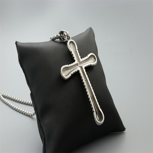 yunnique <b>Cross</b> Pendant Necklace Stainless Steel Unisex Gift Fashion Jewelry - Product Image 3