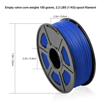 Filament PETG Sunlu 1KG 1,75 mm pour imprimantes 3D, haute résistance et faible déformation, tiges en plastique PETG