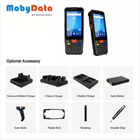 Escáner de Códigos de Barras Portátil Mobydata SA88 4G, Escáner de Códigos QR, PDA Android de Mano