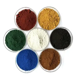 Grado industriale inorganico colorato pigmento in polvere di ossido di ferro per la costruzione