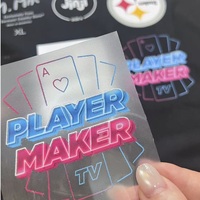 Logos personnalisés fins, lisses et plats pour transfert thermique, étiquettes intérieures résistantes à la décoloration compatibles avec la presse à chaud pour robes en tricot et usines de coussins
