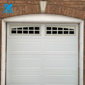 Porte de <span class=keywords><strong>garage</strong></span> électrique latérale moderne Goldway en acier inoxydable, à économie d'énergie, finition rustique pour entrée de ferme, extérieur - Product Image 2