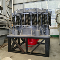 Concasseur à Cône Composé : Prix Compétitif, Machine de Concassage de Minerai de Cuivre et de Fer, Haute Productivité, Moteur Hydraulique DC, Engrenage