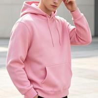 Sweat-shirt uni coupe courte et ample, personnalisé avec logo d'entreprise, idéal pour l'hiver