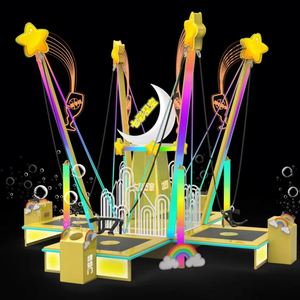 <b>Indoor</b> Adventure Park Outdoor Amusements Metal/Steel <b>Trampoline</b> for Shopping Mall Occasions - Product Image 1