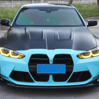 Capot moteur en fibre de carbone sèche GZYLC 2019+ M8 pour BMW G14 G15 G16 Série 8, capot moteur en fibre de carbone préimprégnée pour F91 F92 F93 M8