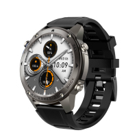 Reloj inteligente 2024 para exteriores, GPS, rastreador deportivo de Fitness, pantalla AMOLED, Reloj inteligente completamente táctil para Android Compass Altitude 5ATM