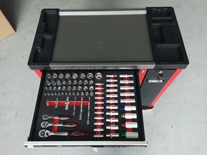 RTTOOL Hand Operated Iron Professional Tool <b>Trolley</b> with 266-Piece Assembly Cabinet and Seven <b>Drawers</b> OEM Customizable - Product Image 4