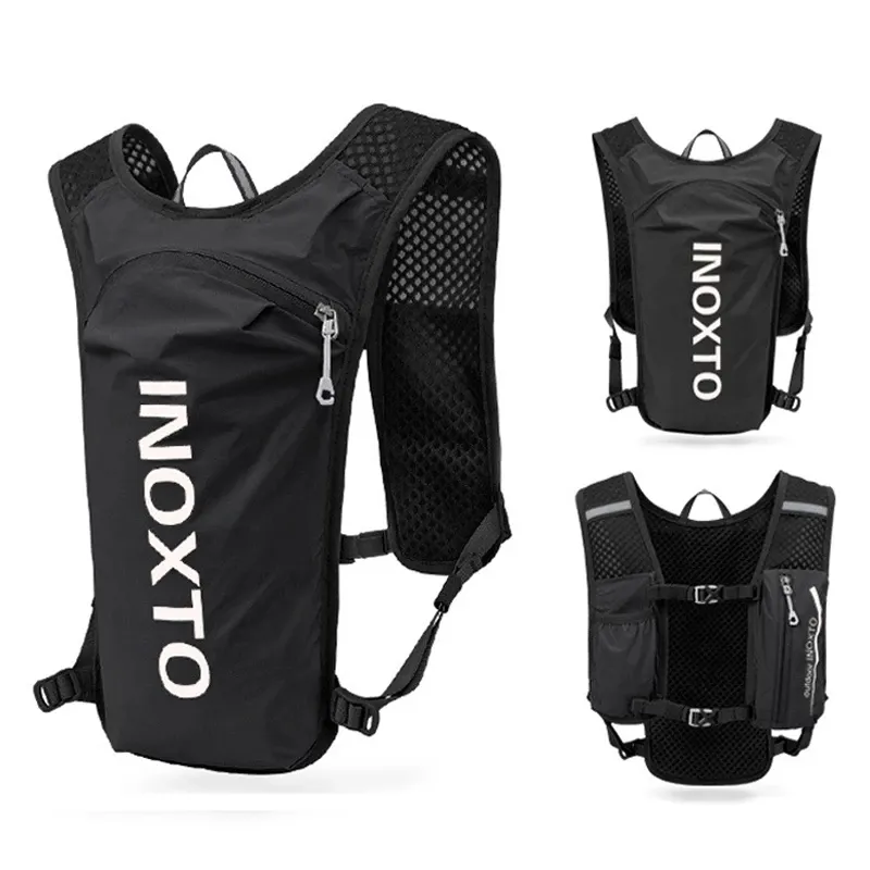 Mochila ultraligera de 5L para correr, bolsa de hidratación transpirable, impermeable, para ciclismo, correr, gimnasio