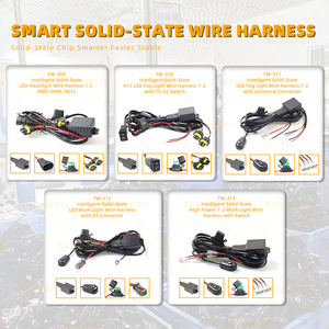 Kit d'interrupteur de faisceau de câbles pour voiture camion 3-50V Barre lumineuse de travail à LED Câble de bande lumineuse de conduite avec module stroboscopique pour SUV <span class=keywords><strong>ATV</strong></span> UTV - Product Image 6